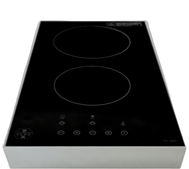 쿠첸 2구 인덕션 빌트인 전기렌지 전기쿡탑 전기레인지 CIR-BB23TOB1 매립형 가정용 원룸 오피스텔 사무실 이동형 케이스 프리스탠딩, CIR-BB23TOB1+실버케이스(7cm)