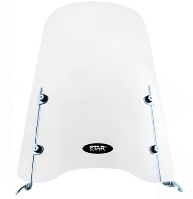 만능 오토바이 윈드스크린 바람막이 쉴드 슈퍼커브 벤리 전기스쿠터 범용, 1개