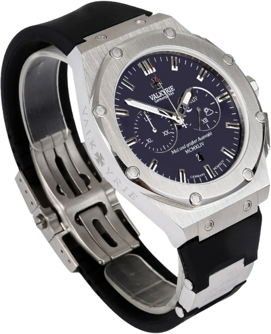 발키리 다스크로노 VALKYRIE DAS CHRONO V-7075SSP (남성용 시계) 실버메탈밴드+실리콘밴드