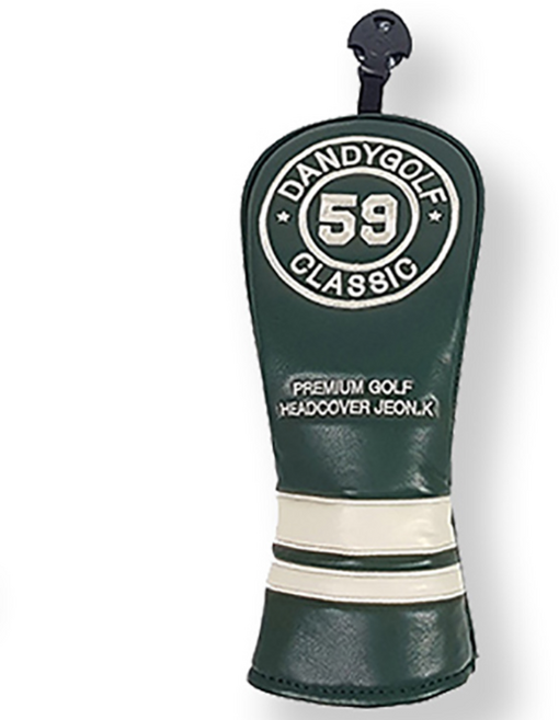핫스윙 드라이버 우드 유틸리티 골프채 커버, 다크 그린, 1개