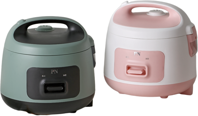 풍년 소형 미니 전기밥솥 밥통 자취 자취생 캠핑 혼밥 신혼 싱글족 1인가구 1인용 2~3인용, 핑크