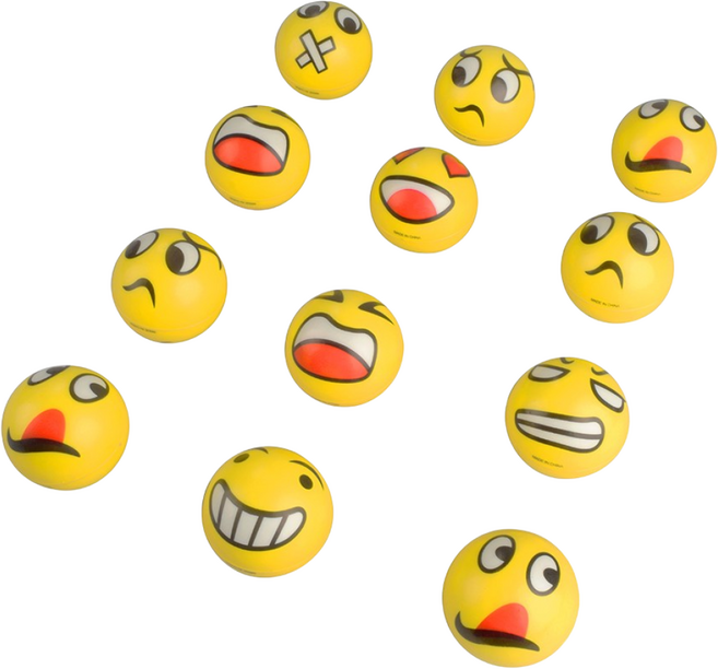 이모티콘 감정표현볼 12개입 말랑볼 감정학습, 1개