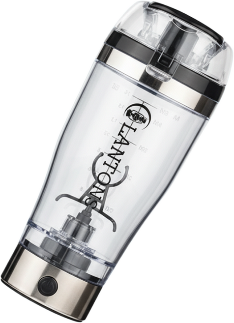 랜턴스 원터치 믹스 텀블러 휴대용 자동쉐이커 (건전지방식), 브라운, 1개