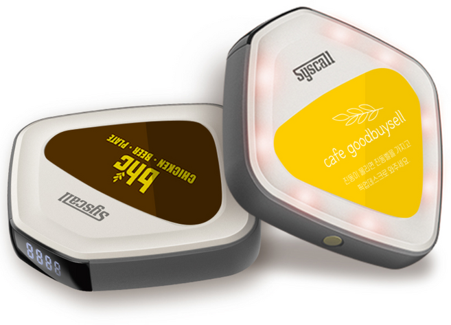 씨스콜 카페 커피 진동벨 로고무료 호출벨, 다이아 10구 진동벨, 1개