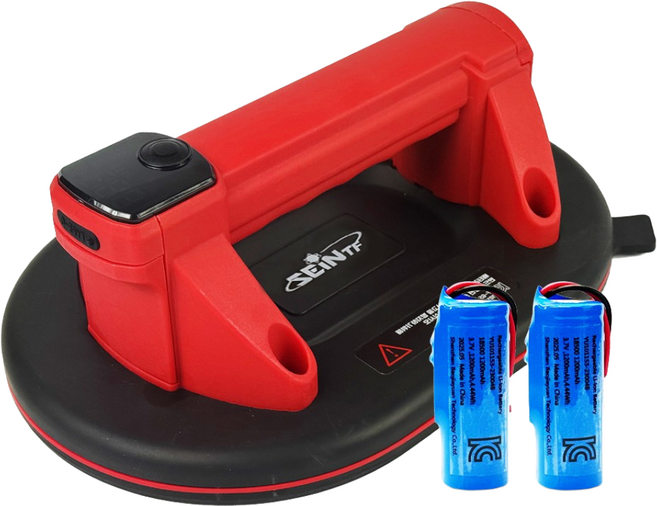 세인티에프 전동 유리흡착기 STF250 배터리 세트 타일 유리 압착기, 1세트