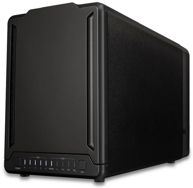 위즈플랫 HDX400U 4베이 3.5" 대용량 외장스토리지 DAS USB3.2 Gen2 알루미늄 에어플로우 저소음 팬 간편장착, 1개