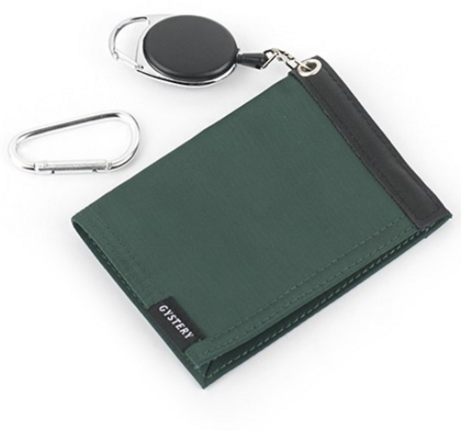 지스테리 골프볼 클리너 타올 GTW-01 + 자동릴 고리 세트, 그린, 1개