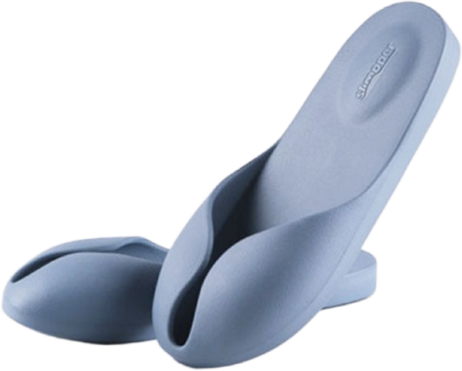 [슬림퍼] 욕실문에 걸리지않는 신개념 디자인 낮은 욕실화 슬림퍼 오리지널, 크림화이트, 1개