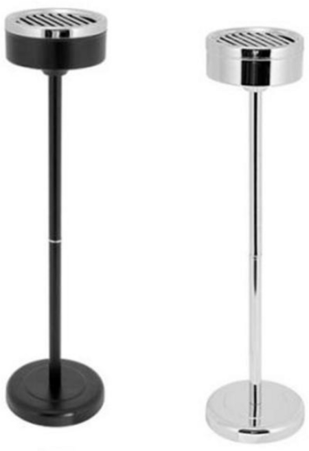 크린메이트 스탠드 재털이, 블랙, 1개