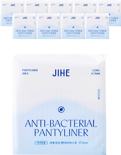 지혜 항균 팬티라이너, 슈퍼롱, 20개입, 10개