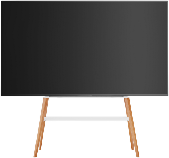 다드림마운트 이젤형티비거치대 TV스탠드 75인치 65인치 벽면밀착형 삼성LG호환 55인치 네트망+타이 무료증정, 화이트 (ARTEMIS), 1개