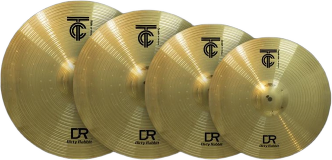 이스턴 코리아 DR 드럼 심벌 세트 14인치 하이헷 16인치 18인치 크래쉬 20인치 라이드