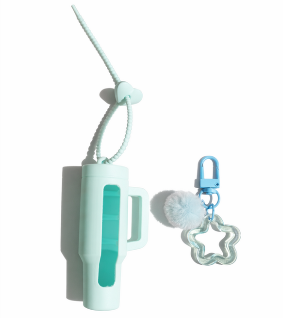 LIVORA 립밤 립스틱 틴트 실리콘 케이스 홀더 키링