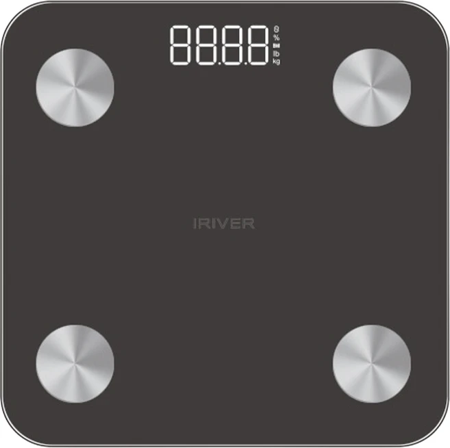 아이리버 스마트 체지방 체중계, 1개, 블랙, SB-H301B - 쿠팡