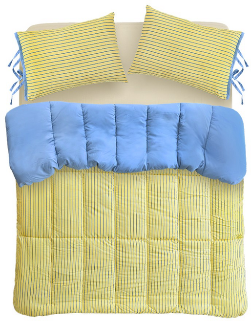 믹스앤매치 에센셜 스트라이프 포인트 항균 사계절 이불베개세트 SS/Q 11컬러