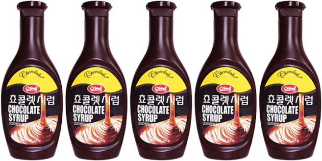 서강유업 초코시럽, 5개, 530g