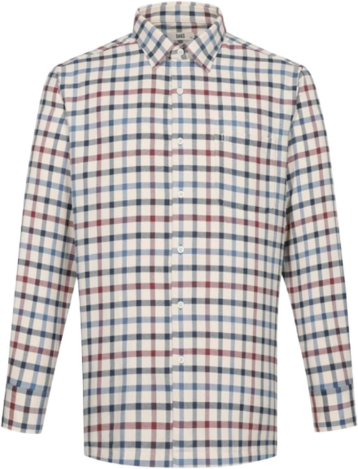 닥스 남성 기모 남방 겨울 셔츠 레귤러핏 미디엄체크 이지케어 캐주얼 긴팔