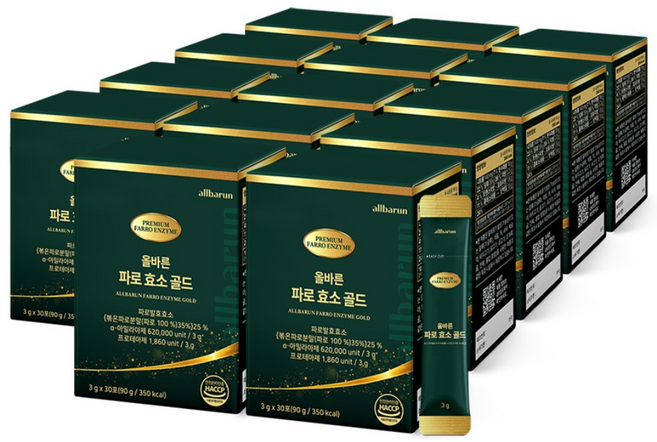 [본사정품]올바른 파로 효소 골드, 90g, 14박스