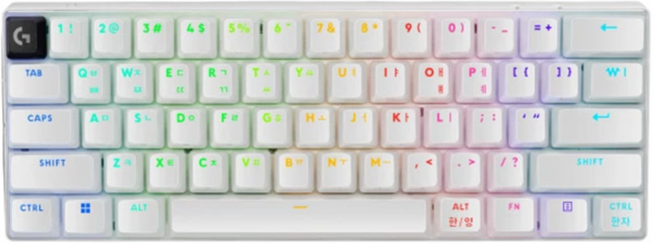로지텍코리아 로지텍G PRO X60 게이밍키보드, 화이트(텍타일)