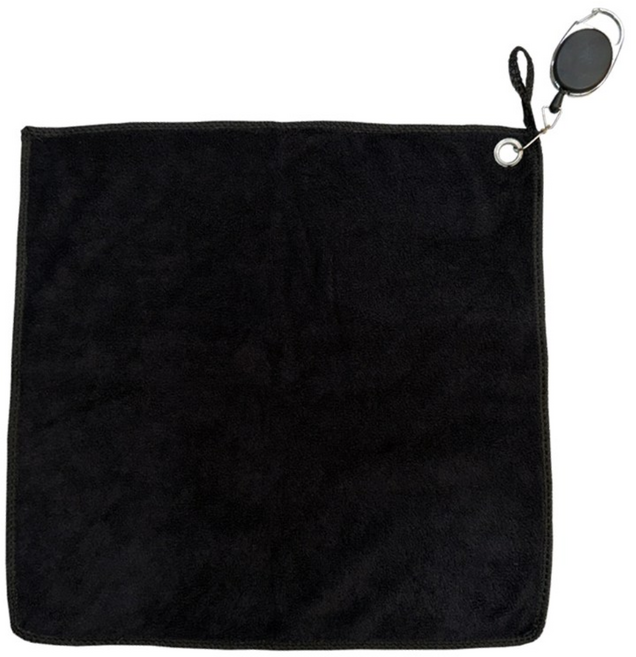 골프공 볼타올 파크골프 공클리너 극세사 30 x 30cm, 1개, 블랙