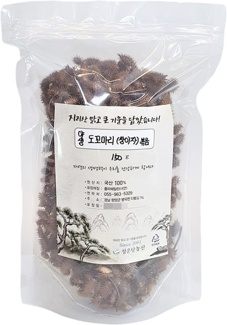 자연산 볶은 도꼬마리 열매 150g 독고마리 창이자, 1개