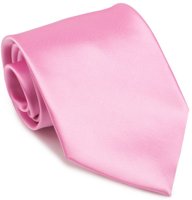 단색 핑크 수동 넥타이_GM8011