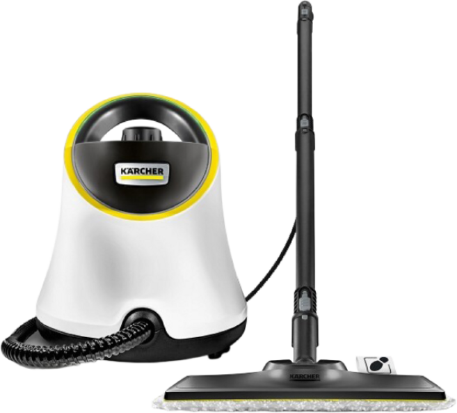 카처 SC2 EasyFix Deluxe 스팀청소기 국산일반걸레 2개 추가증정, SC 2 Deluxe, 화이트