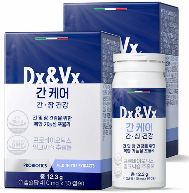 디엑스앤브이엑스 덱스벡스 간케어, 2개, 30정