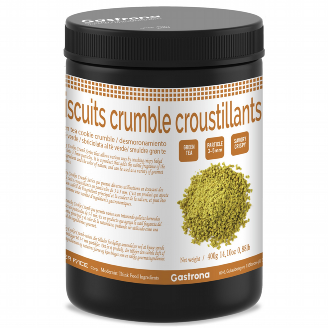 쿠커페이스 그린티 쿠키 크럼블 : 크로퀀트/ Green tea Cookie Crumble : Croquant 3~5mm, 1개, 400g