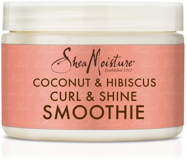 Shea Moisture 코코넛 & 히비스커스 컬 인헨싱 스무디, 340g, 1개 - 쿠팡