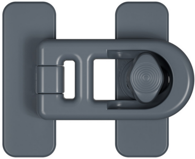 몽빵 냉장고 잠금장치, 그레이, 2개