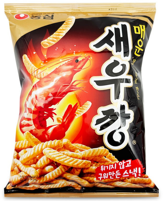 농심 매운새우깡, 90g, 1개
