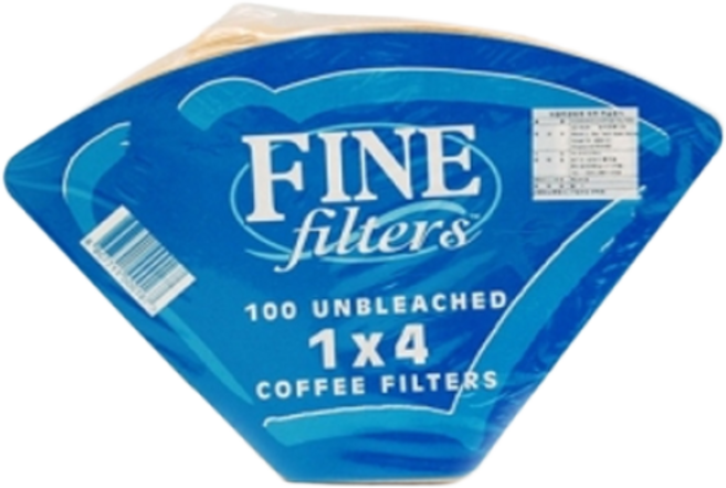 프랜드커피 FINE 천연펄프 드립필터 1X4 (5~7인용) 100매, 1개