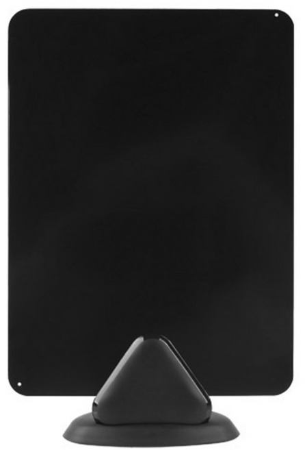 UHD 디지털 DTV안테나 실내용 지상파방송 캠핑 미니빔 티비수신 모니터연결 스탠드형, 1개