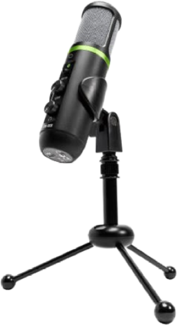MACKIE USB 마이크 EM-USB 콘덴서 마이크 번들 유튜브 방송 디스코드 녹음용 마이크 + 스탠드 포함