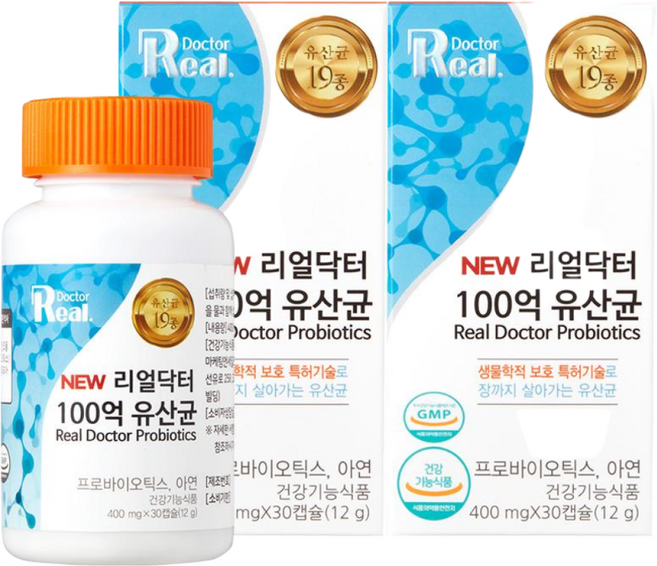리얼닥터 100억 유산균, 30정, 2개