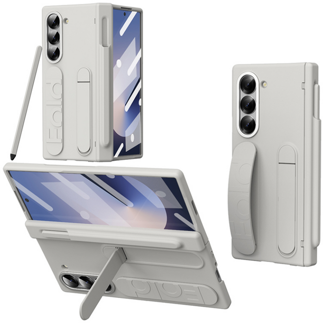 YINUO 갤럭시 폴드 케이스 핸드폰 힌지보호 그립 커버+with S펜