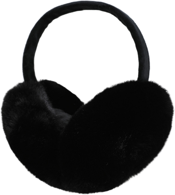 남녀공용 겨울 보온 접이식 귀여운 플리스 귀마개