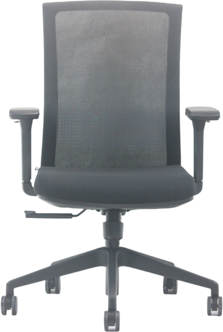 일본정품브랜드 OFFICE . STAR ENE-X 사무용 의자 회의실용 학생용 컴퓨터 메쉬 체어, 흑색 + 흑색 + 흑색