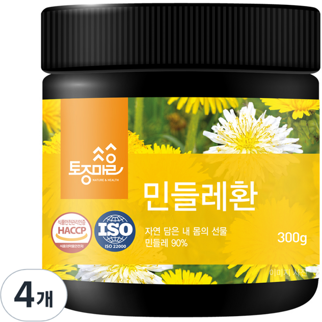 토종마을 민들레환, 4개, 300g