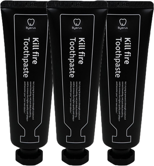 [빠이러스] 킬파이어 치약, 100g, 3개