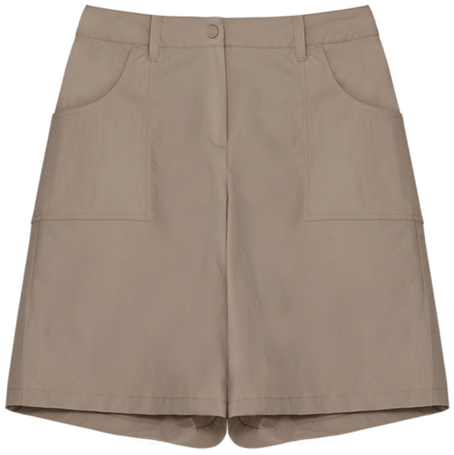 [세인트나인] 여성 면혼방 5부 버뮤다 팬츠