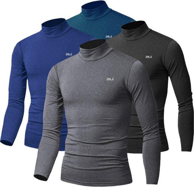 (당일배송)부드러운 기모 티셔츠 남성 피치기모 보카시 반목 티셔츠 소프트 플리스 웜 스트레치 4종 택1