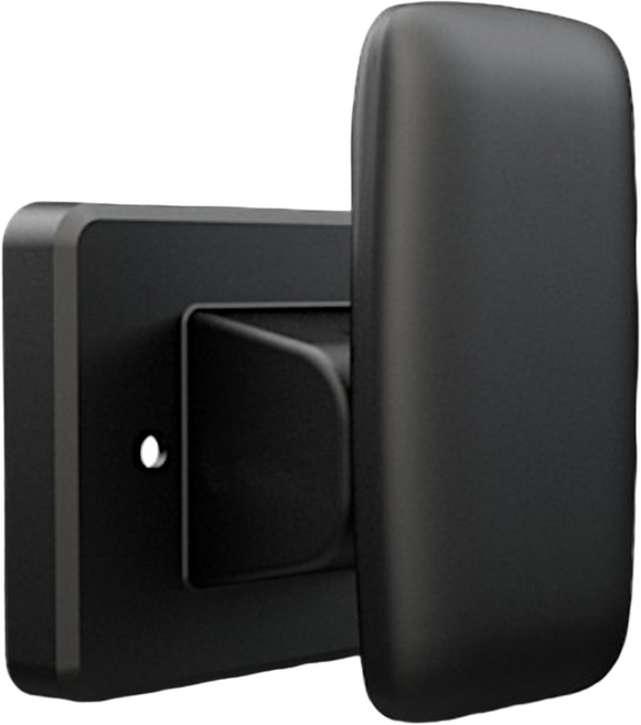 방문손잡이 도어락 레버 푸시풀락 P102 볼드 블랙, 2개