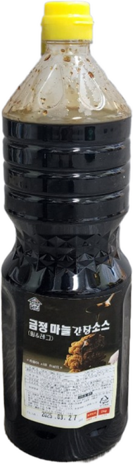 금정 마늘간장소스 순한맛 2KGx9병 BOX 간장치킨소스 달콤짭짤 웰빙치킨, 2kg