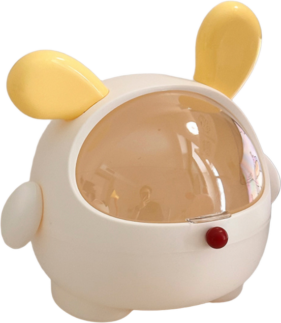 바비장 다용도 캔디 커피 캡슐 간식 소품 보관함, 1개, 옐로우