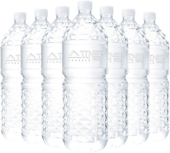 스파클 무라벨생수 / 빈병 회수 불가, 18개, 2L