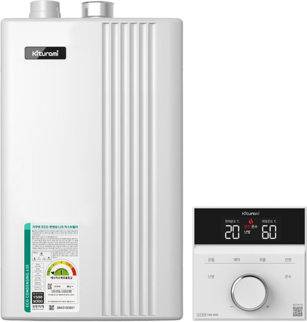 귀뚜라미 콘덴싱 보일러 도시가스보일러 거꾸로 ECO 콘덴싱 L20 설치비포함, ECO콘덴싱L20-33H