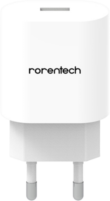 로랜텍 퀄컴 퀵차지 고속 충전기 RT86, 화이트, 1개