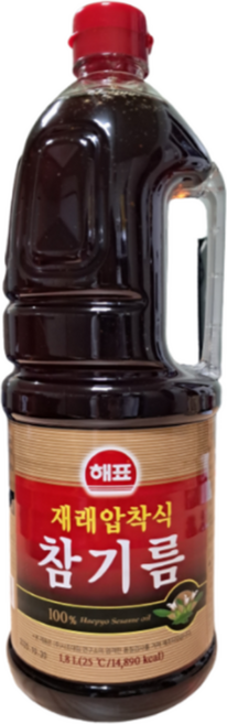 사조해표 사조 해표 재래압착식 참기름 1.8L, 1개